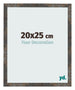 Cadre Photo 20x25 cm Metal Oxyde MDF Bologna De Face Mesure | Yourdecoration.fr