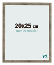 Cadre Photo 20x25 cm Metal Vintage MDF Bologna De Face Mesure | Yourdecoration.fr
