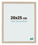 Cadre Photo 20x25cm Chêne Sonoma MDF Bologna De Face Mesure | Yourdecoration.fr