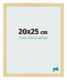 Cadre Photo 20x25cm Hêtre Décor MDF Bologna De Face Mesure | Yourdecoration.fr