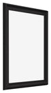 Cadre Photo 20x25cm Noir Grain de Bois MDF Lazio De Face Oblique | Yourdecoration.fr