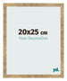 Cadre Photo 20x25cm Or Antique MDF Bologna De Face Mesure | Yourdecoration.fr