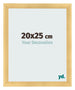 Cadre Photo 20x25cm Or Vintage MDF Pisa De Face Mesure | Yourdecoration.fr