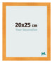 Cadre Photo 20x25cm Orange MDF Pisa De Face Mesure | Yourdecoration.fr