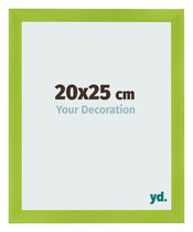 Cadre Photo 20x25cm Vert MDF Pisa De Face Mesure | Yourdecoration.fr