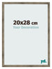 Cadre Photo 20x28 cm Metal Vintage MDF Bologna De Face Mesure | Yourdecoration.fr