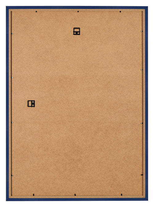 Cadre Photo 20x28cm Bleu Foncé Patiné MDF Bologna Arriere | Yourdecoration.fr