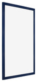 Cadre Photo 20x28cm Bleu Foncé Patiné MDF Bologna De Face Oblique | Yourdecoration.fr