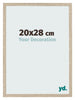 Cadre Photo 20x28cm Chêne Sonoma MDF Bologna De Face Mesure | Yourdecoration.fr