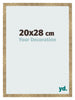 Cadre Photo 20x28cm Or Antique MDF Bologna De Face Mesure | Yourdecoration.fr