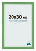 Cadre Photo 20x30 cm Vert MDF Bologna De Face Mesure | Yourdecoration.fr