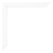 Cadre Photo 20x30cm Blanc Mat MDF Bologna Detail Coin | Yourdecoration.fr