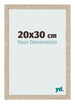 Cadre Photo 20x30cm Chêne Sonoma MDF Bologna De Face Mesure | Yourdecoration.fr