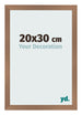 Cadre Photo 20x30cm Cuivre Décor MDF Bologna De Face Mesure | Yourdecoration.fr