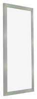 Cadre Photo 20x40cm Aluminium Brossé MDF Bologna De Face Oblique | Yourdecoration.fr