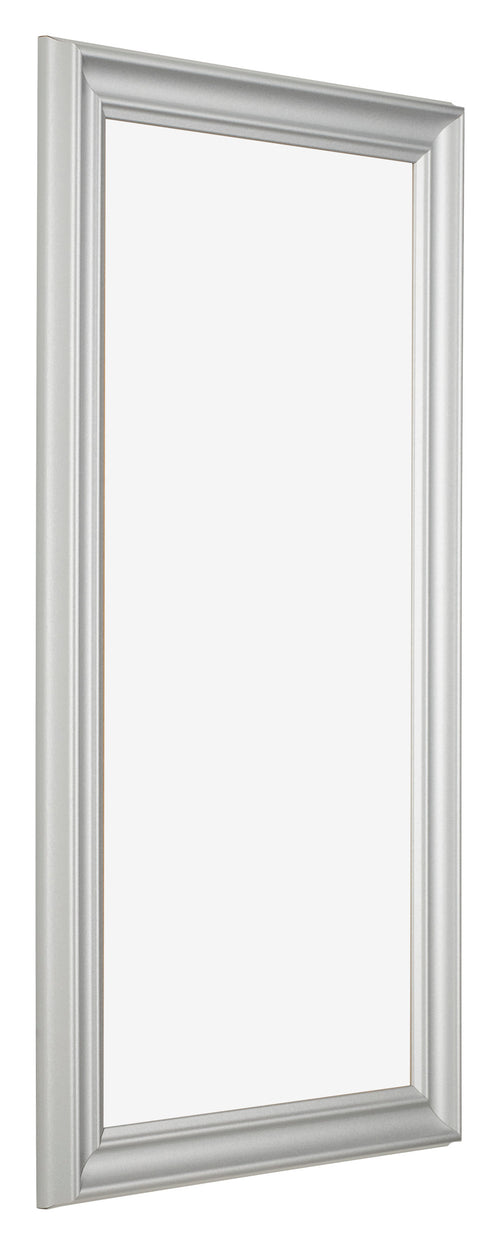 Cadre Photo 20x40cm Argent Mat MDF Lazio De Face Oblique | Yourdecoration.fr