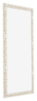Cadre Photo 20x40cm Blanc Vintage MDF Bologna De Face Oblique | Yourdecoration.fr
