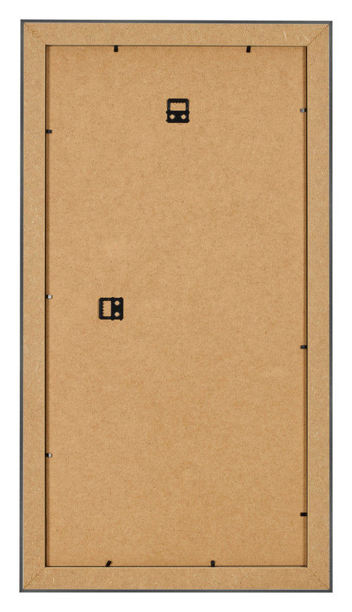 Cadre Photo 20x40cm Noir Argent Poli MDF Pisa Arriere | Yourdecoration.fr