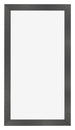 Cadre Photo 20x40cm Noir Argent Poli MDF Pisa De Face | Yourdecoration.fr