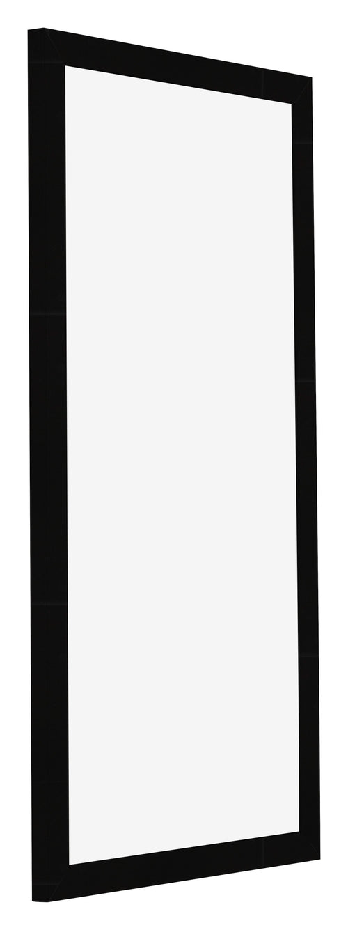 Cadre Photo 20x40cm Noir Brillant MDF Bologna De Face Oblique | Yourdecoration.fr