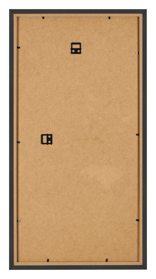 Cadre Photo 20x40cm Noir Grain de Bois MDF Bologna Arriere | Yourdecoration.fr