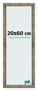 Cadre Photo 20x60 cm Metal Vintage MDF Bologna De Face Mesure | Yourdecoration.fr