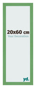 Cadre Photo 20x60 cm Vert MDF Bologna De Face Mesure | Yourdecoration.fr