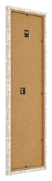 Cadre Photo 20x60cm Blanc Vintage MDF Bologna Arriere Oblique | Yourdecoration.fr