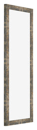Cadre Photo 20x60cm Bleu Or Mélangé MDF Bologna De Face Oblique | Yourdecoration.fr
