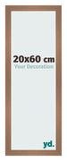 Cadre Photo 20x60cm Cuivre Décor MDF Bologna De Face Mesure | Yourdecoration.fr