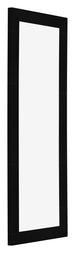 Cadre Photo 20x60cm Noir Argent Poli MDF Pisa De Face Oblique | Yourdecoration.fr