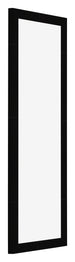 Cadre Photo 20x60cm Noir Brillant MDF Bologna De Face Oblique | Yourdecoration.fr