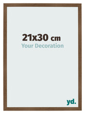 Cadre Photo 21x30 cm Chene Rustique MDF Bologna De Face Mesure | Yourdecoration.fr