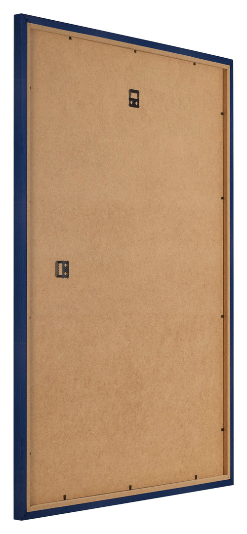Cadre Photo 21x30cm Bleu Foncé Patiné MDF Bologna Arriere Oblique | Yourdecoration.fr