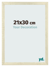 Cadre Photo 21x30cm Chene Sonoma MDF Pisa De Face Mesure | Yourdecoration.fr