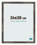 Cadre Photo 24x30 cm Metal Oxyde MDF Bologna De Face Mesure | Yourdecoration.fr