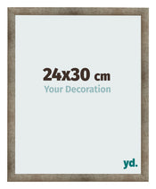 Cadre Photo 24x30 cm Metal Vintage MDF Bologna De Face Mesure | Yourdecoration.fr