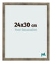 Cadre Photo 24x30 cm Metal Vintage MDF Bologna De Face Mesure | Yourdecoration.fr