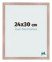 Cadre Photo 24x30 cm Rose Ancien MDF Bologna De Face Mesure | Yourdecoration.fr