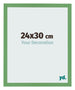 Cadre Photo 24x30 cm Vert MDF Bologna De Face Mesure | Yourdecoration.fr