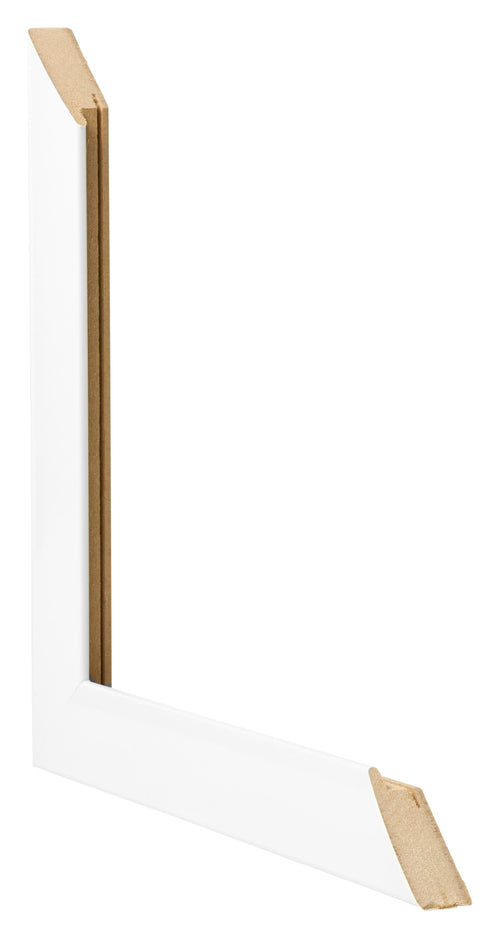 Cadre Photo 24x30cm Blanc Vintage MDF Pisa Detail Intersection | Yourdecoration.fr