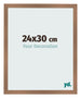 Cadre Photo 24x30cm Cuivre Décor MDF Bologna De Face Mesure | Yourdecoration.fr