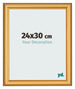 Cadre Photo 24x30cm Or Mat MDF Lazio De Face Mesure | Yourdecoration.fr