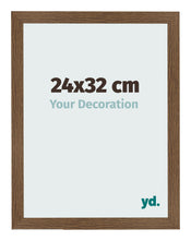 Cadre Photo 24x32 cm Chene Rustique MDF Bologna De Face Mesure | Yourdecoration.fr