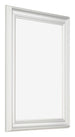 Cadre Photo 24x32cm Blanc Patine MDF Lazio De Face Oblique | Yourdecoration.fr