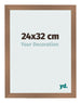 Cadre Photo 24x32cm Cuivre Décor MDF Bologna De Face Mesure | Yourdecoration.fr