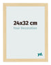 Cadre Photo 24x32cm Hêtre Décor MDF Bologna De Face Mesure | Yourdecoration.fr