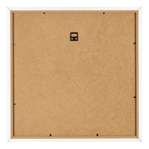 Cadre Photo 25x25cm Blanc Brillant MDF Bologna Arriere | Yourdecoration.fr