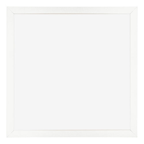 Cadre Photo 25x25cm Blanc Brillant MDF Bologna De Face | Yourdecoration.fr