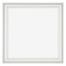 Cadre Photo 25x25cm Blanc Patine MDF Lazio De Face | Yourdecoration.fr